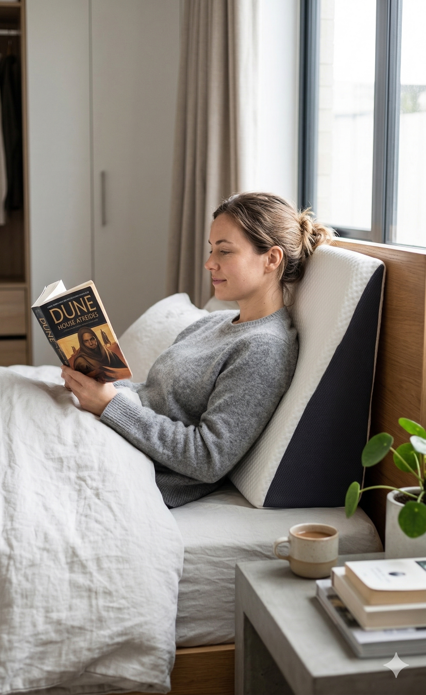 Wedge Pillow for Better Sleep & Acid Reflux Relief