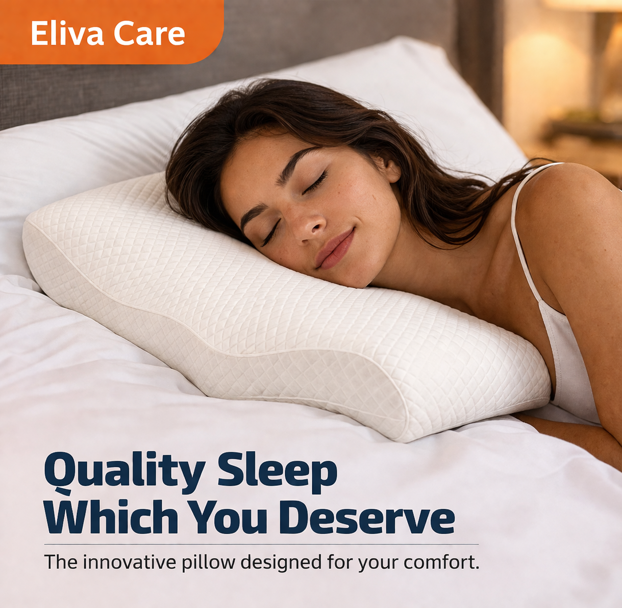 Orthopedic Contoured Anti Snoring & Cervical Pillow for Neck Pain Relief