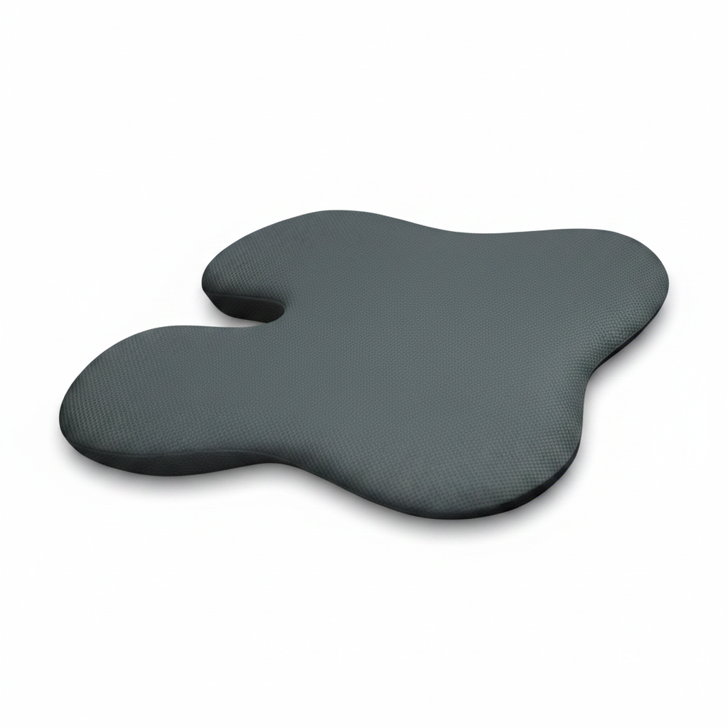 ELIVA CARE Car Seat Cushion | Orthopedic Memory Foam Coccyx Cushion for Driving & Tailbone Pain Relief