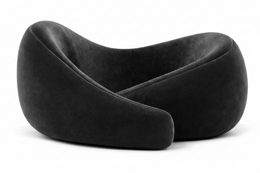 Eliva Care Travel Neck Pillow – 360° Support, Memory Foam & Soft Velvet Comfort